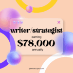 Freelance writer, SMM, and strategist making $78,000/year in the United States
