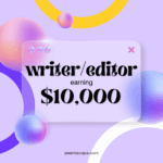 Part-time writer/editor earning $10,000 per year in India